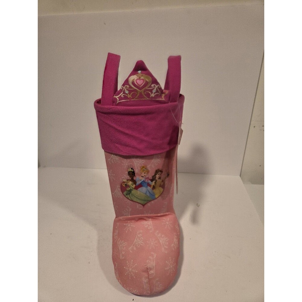 Disney Princess Plush Christmas Standing Boot Stocking 13" Tall
